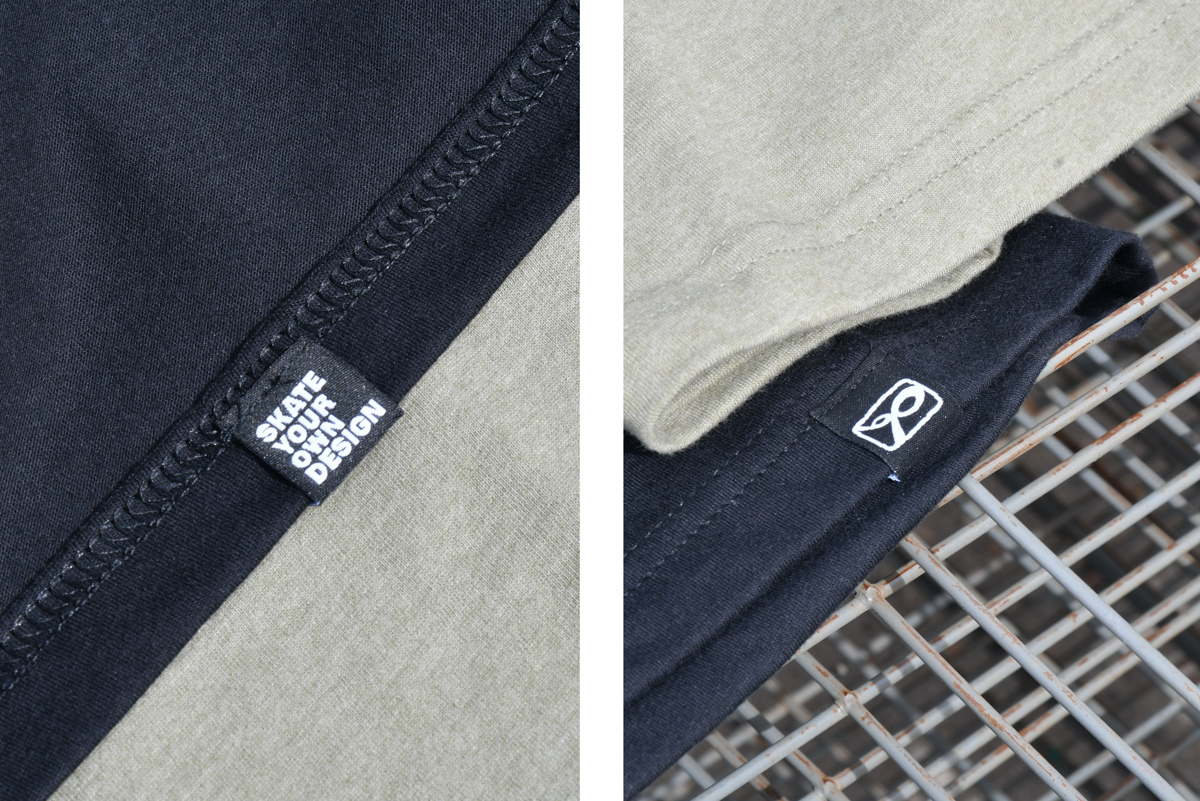 Skate your own Design Pinch Tag detail